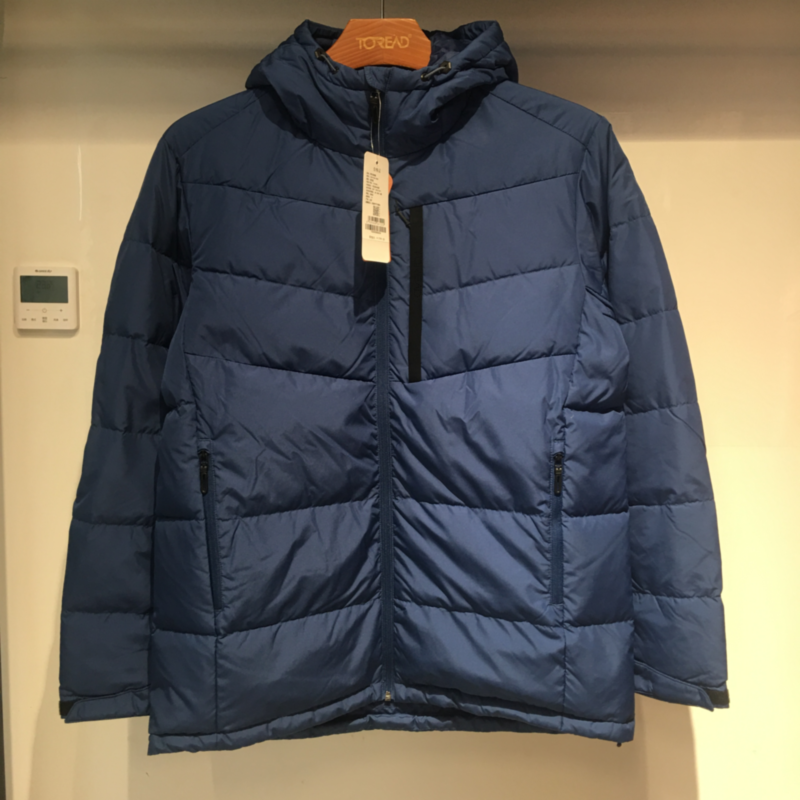 探路者羽绒服男 秋冬款户外防风保暖加厚连帽羽绒外套TADI91361
