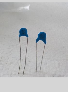 （10个）直插式高压瓷片电容器 1KV 101K 100PF 正负10%