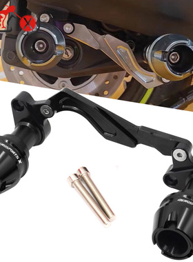 适用雅马哈AEROSPORTS X改装配件NVX155排气管防摔球前轮保险护杠