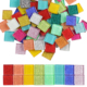 2厘米闪粉玻璃马赛克DIY手工亲子早教低结构材料幼儿园美劳用品