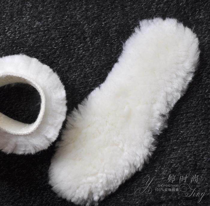 新疆羊毛鞋垫皮毛加厚超长加厚一体男女羊皮羊绒鞋垫冬秋保暖鞋垫