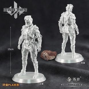 三角洲行动游戏周边威龙-凌霄戍卫人偶模型公仔实物道具手办摆件