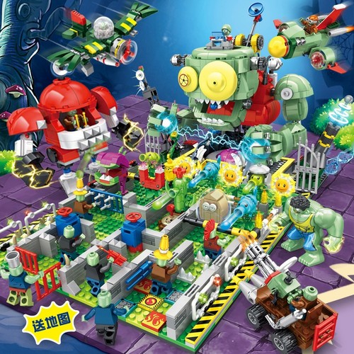 乐2026高积木男孩益智拼装幻影忍者系列植物大战僵尸机甲玩具拼图