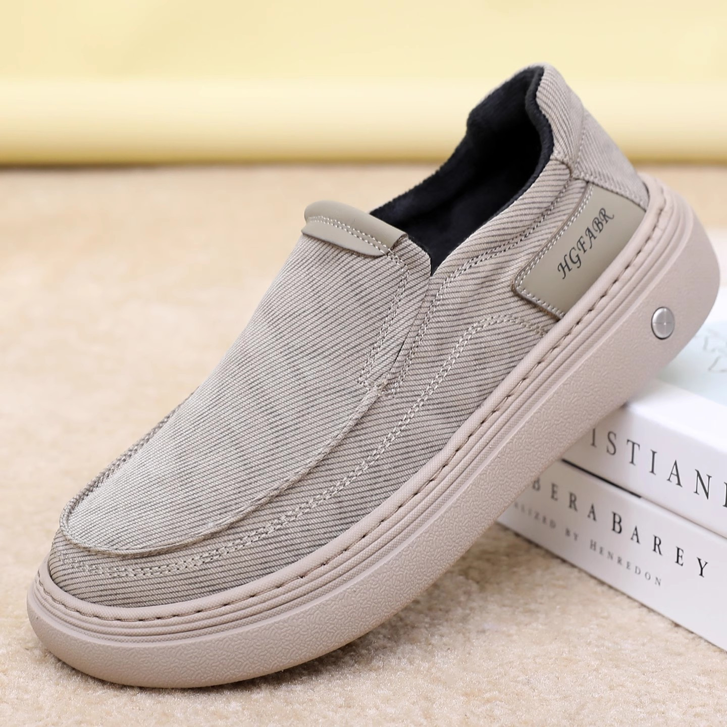 秋冬季老北京布鞋男鞋加绒保暖二棉鞋中老年爸爸鞋软底防滑