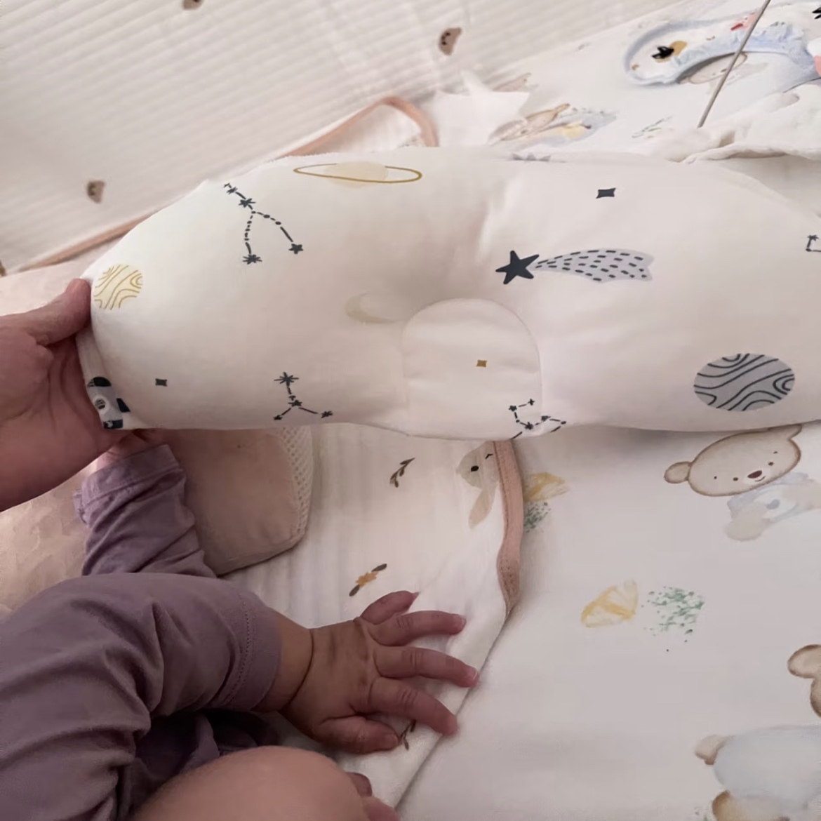 十月结晶新生婴儿专用定型枕