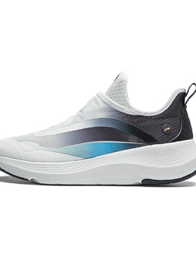 李宁SOFT GO男子反光透气清凉潮流休闲鞋AGLU105