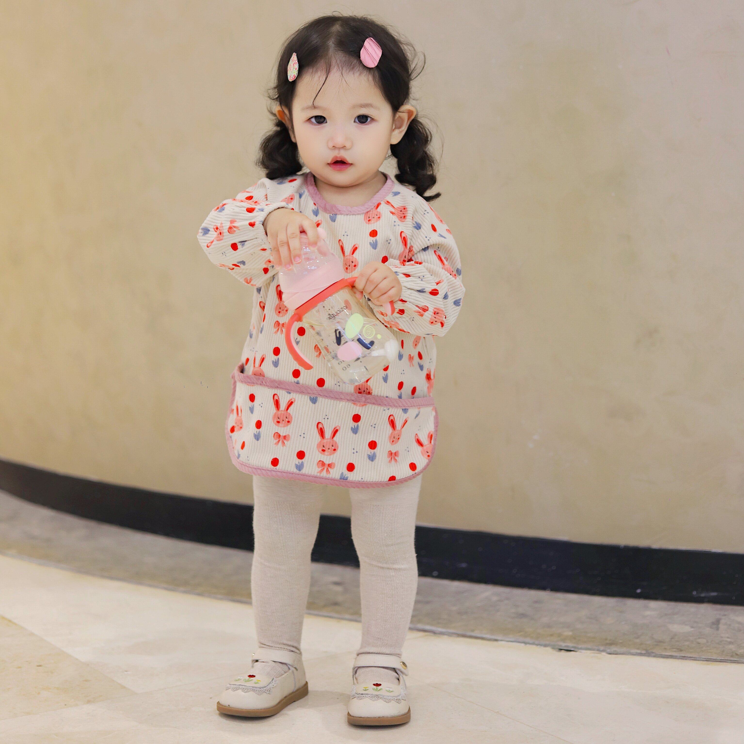 秋冬灯芯绒男女宝宝罩衣儿童吃饭罩衣婴幼儿宝宝辅食围兜防水护衣,童装/婴儿装/亲子装,反穿衣/罩衣,淘宝优惠券,粉丝福利购,淘宝优惠卷