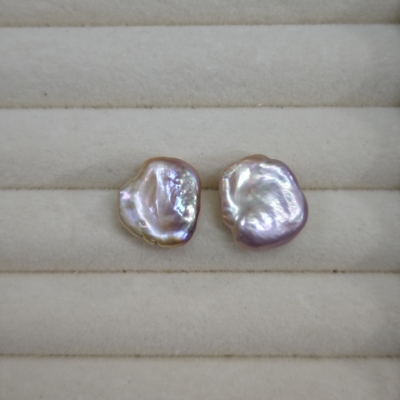 特价-不-退-换-15x17mm彩色花瓣珍珠耳钉