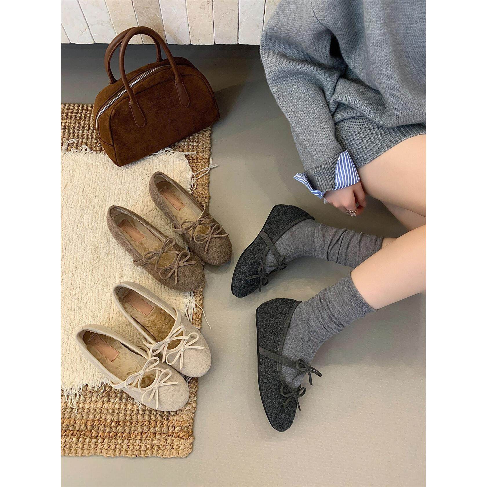 SHOE-REN韩式蝴蝶结玛