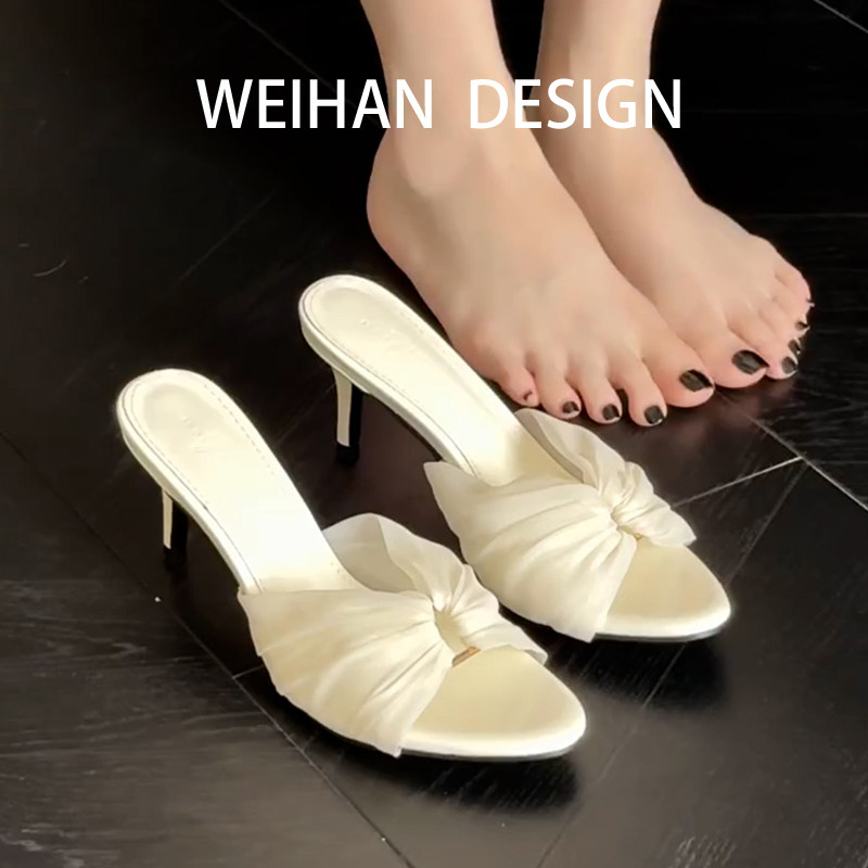 羊皮版!法式网纱扭结细
