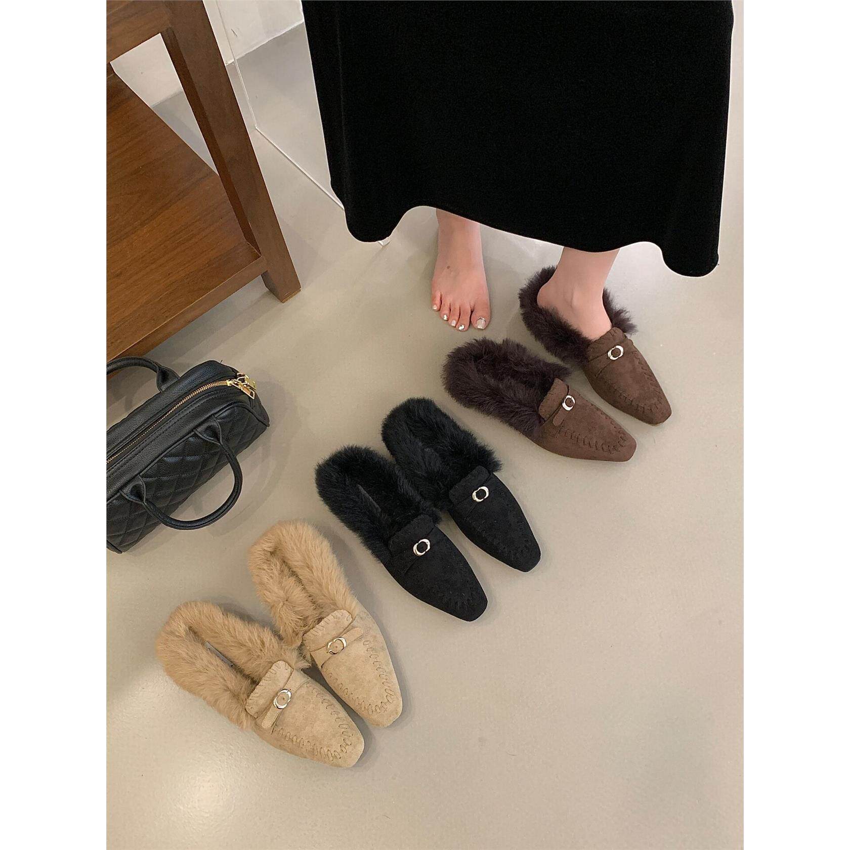 SHOE-REN休闲风毛毛包