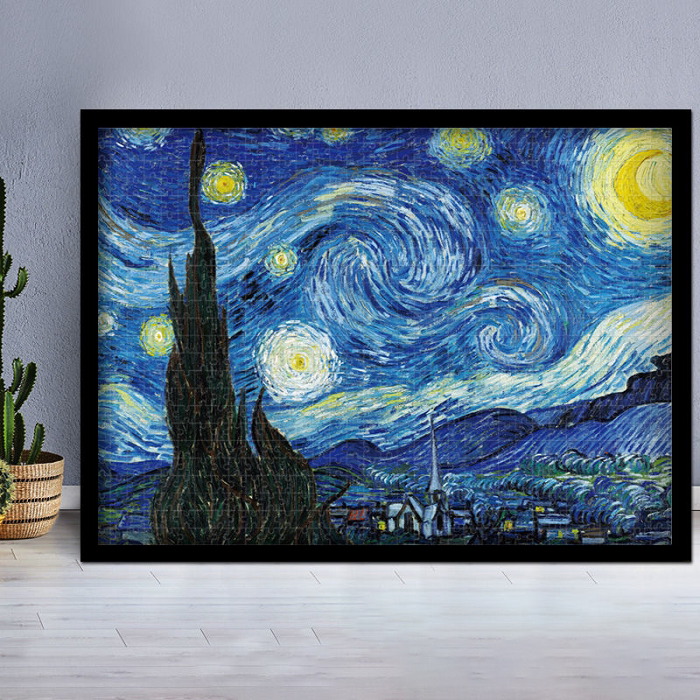 梵高时代名画拼图系列星空益智