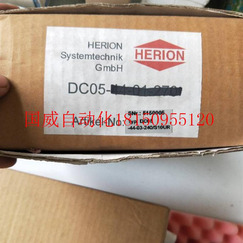 议价全新原装 HERION DC05-44-03-240/S10UR实物拍摄现现货