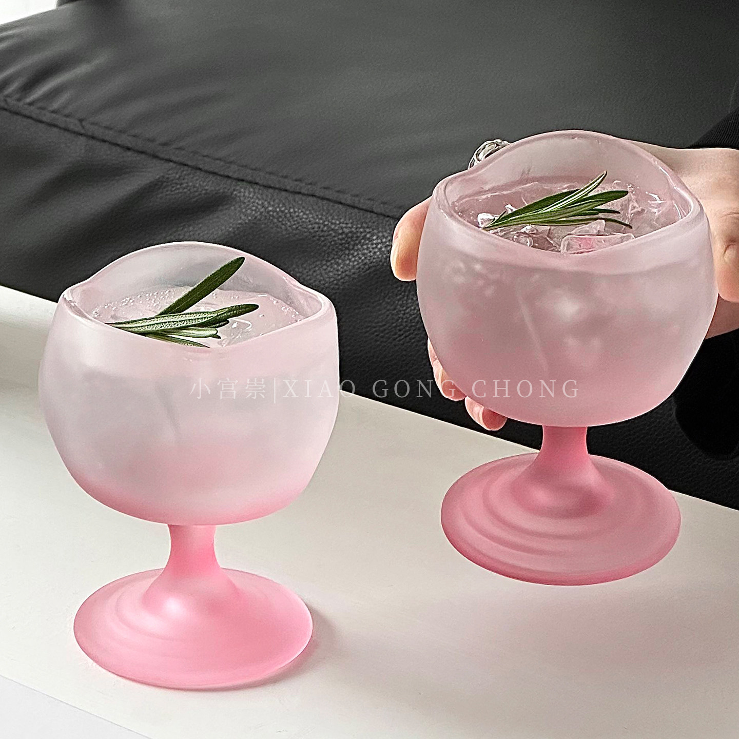 ins风玻璃鸡尾酒杯微醺果酒杯子