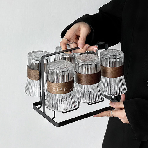 中式家用防烫玻璃水杯