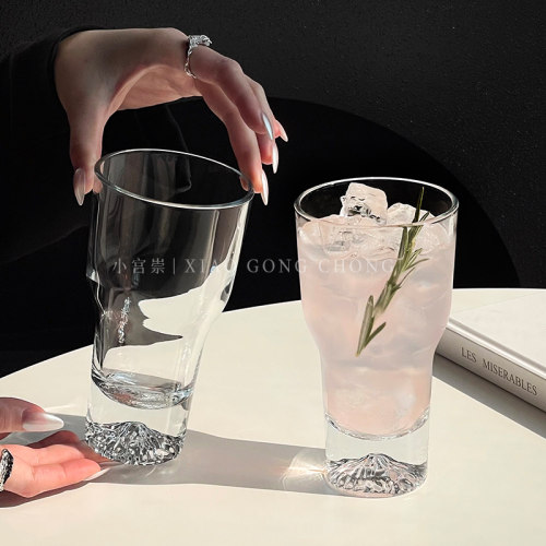 ins风家用高级感玻璃观山杯