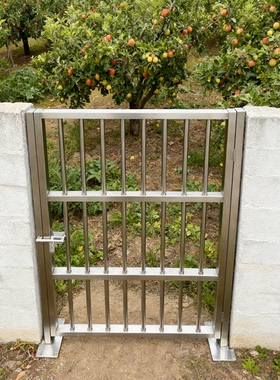 不锈钢护栏门农家果园门护栏门围栏门防护门护栏网门围栏门小院门