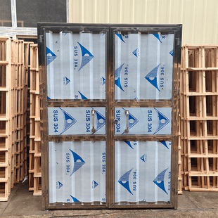 不锈钢门双开门现货不锈钢对开门大门农村双开门室外偏房门进户门