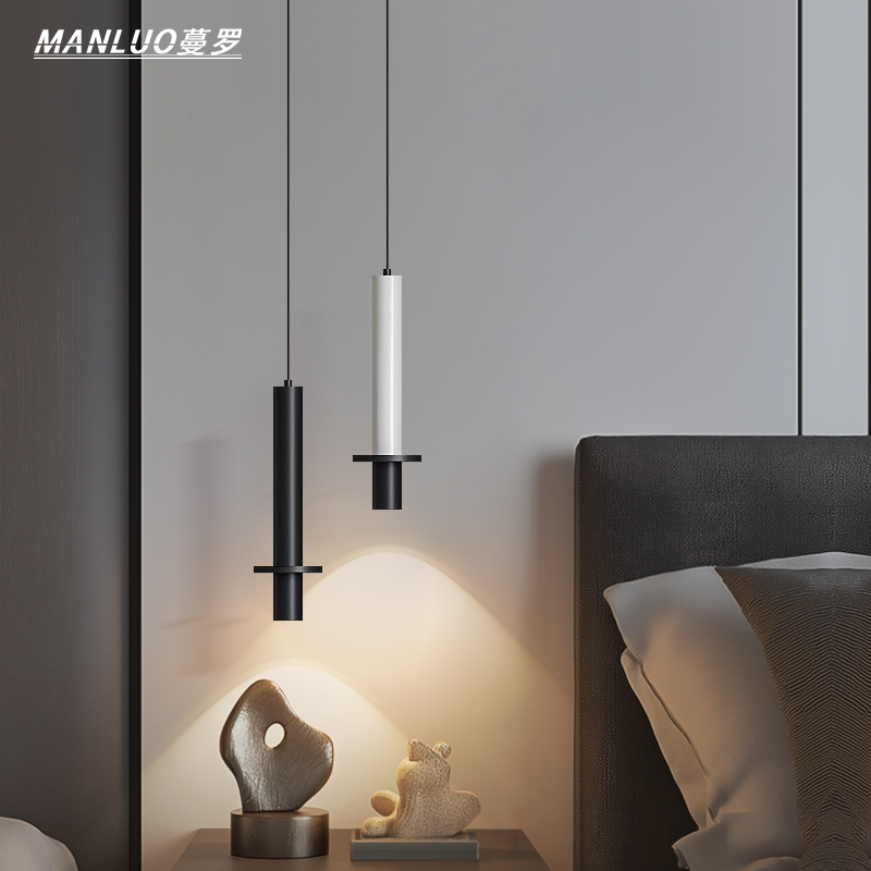 卧室吊线灯床头屏风吊灯