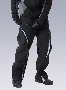 SILENSTORM慎独户外弯刀机能直筒裤防水立体裁剪工装运动冲锋裤男