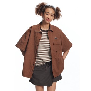 STRIIS玉鸟一鸣刺绣短袖衬衫