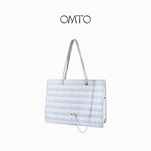 omto拉链托特包小众通勤单肩包