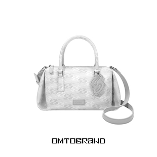 omto新款捏捏枕头包女通勤斜挎包大容量单肩包波士顿老花手提包包