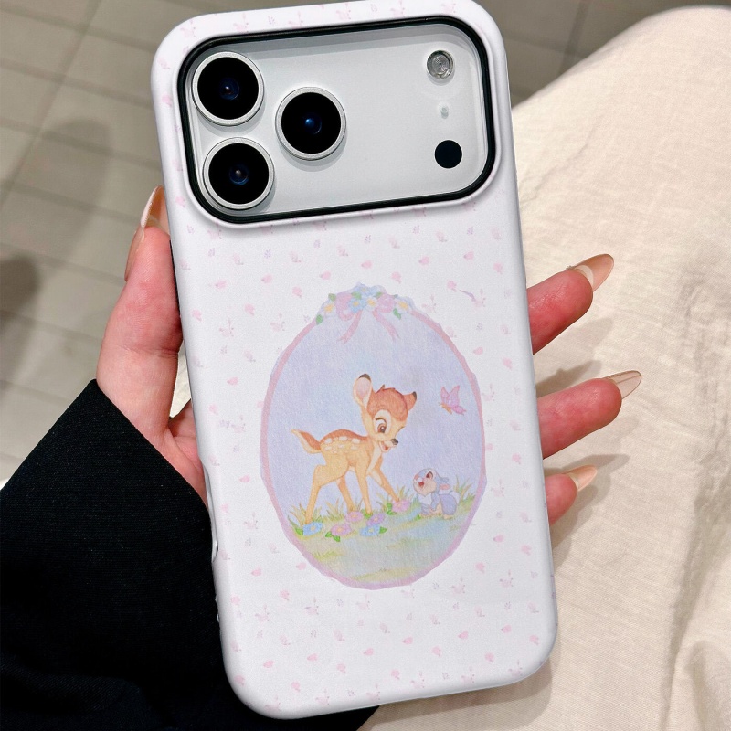 ins风复古油画小鹿适用iP