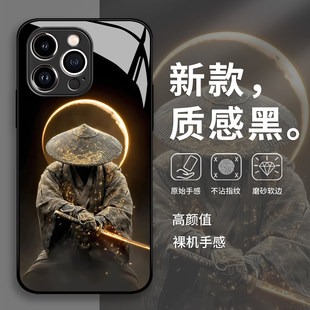 武士手机壳适用华为pura80个性mate70pro男生p50高级感p60小众nova15ultra/14/13/12新款11/10/40/30/9/8se/7