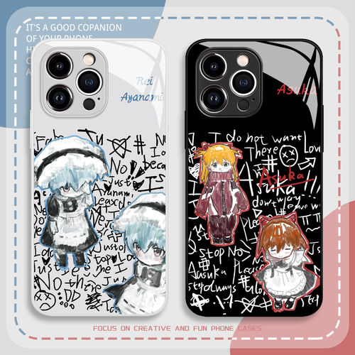 eva涂鸦明日香手机壳适用