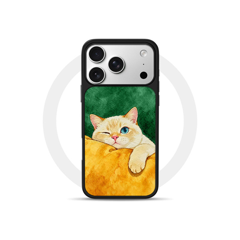 沙发猫咪适用iPhone17pro
