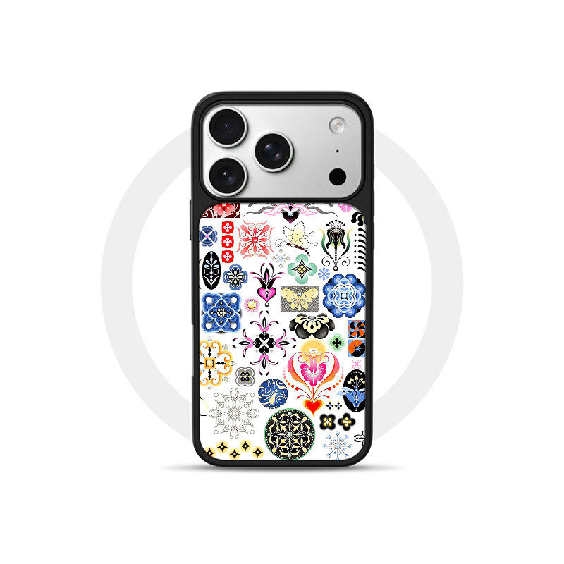 彩色花纹适用iPhone18pro