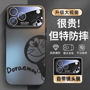 自带镜头膜适用苹果17promax手机壳新款iPhone17镜头全包17pro官16pro防摔15保护套ip14硅胶13的磨砂12/11男