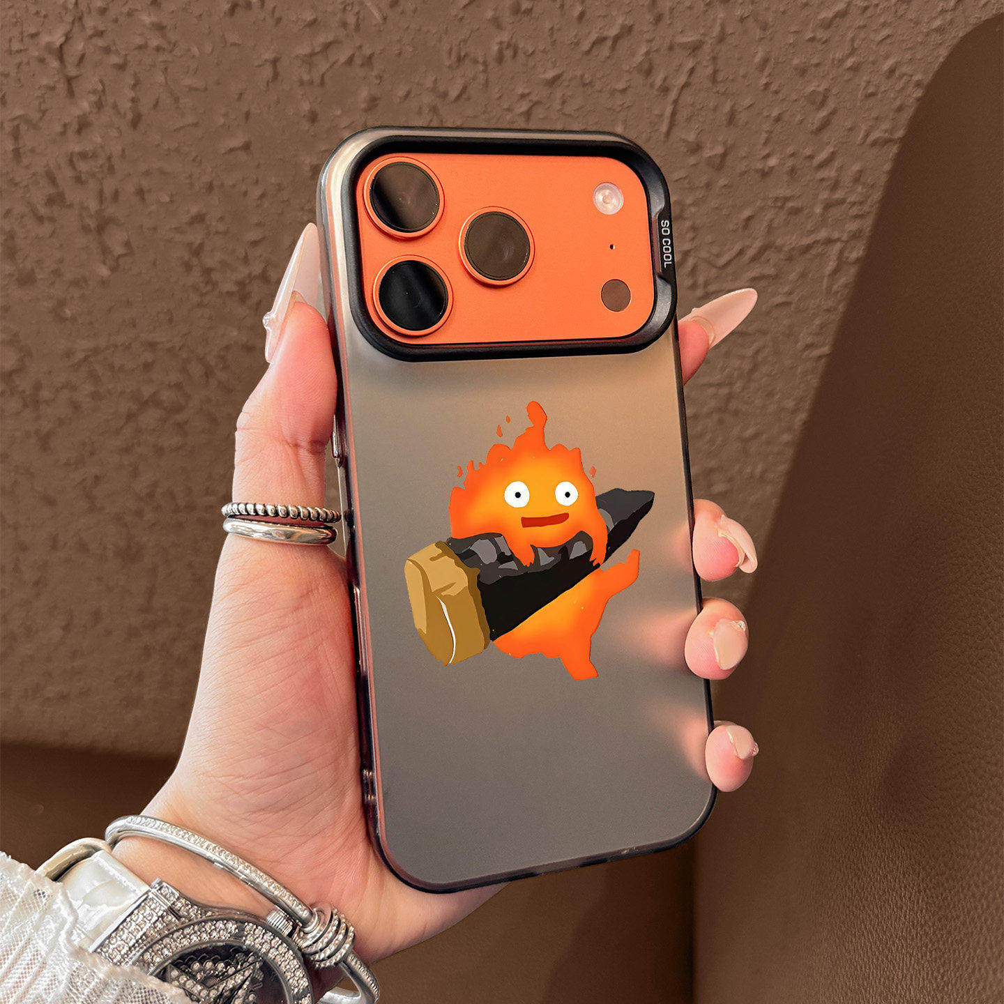 创意小火人iphone17promax手机壳新款17pro卡通15plus高级感14全包13防摔12适用苹果16promax小众air个性11潮