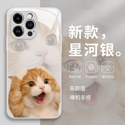 惊讶猫咪手机保护壳适用