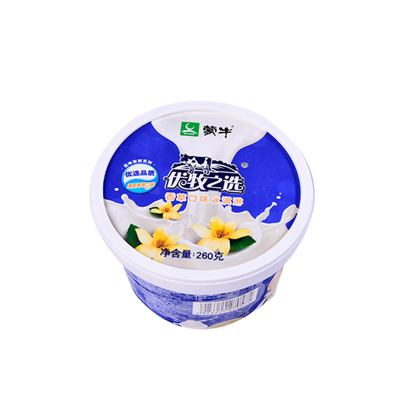 蒙牛香草口味冰淇淋 260克/杯