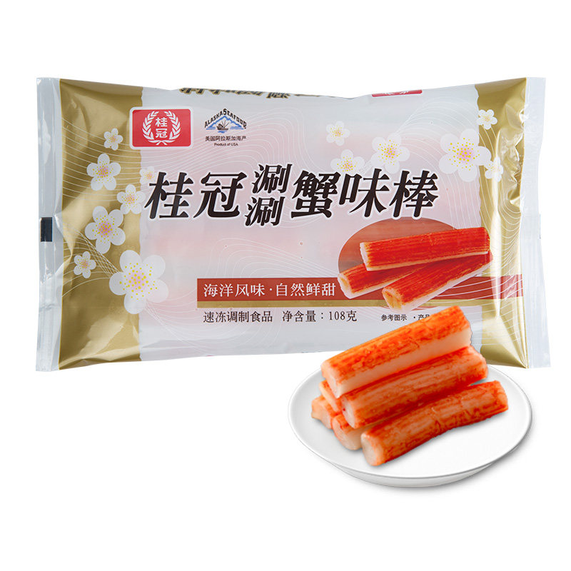 桂冠涮涮蟹味棒  108克/袋在類目 糧油米麪/南北乾貨/調味品, 方便速食, 海鮮丸類中 - 來自Buy2taobao.com提供專業的淘寶代購服務