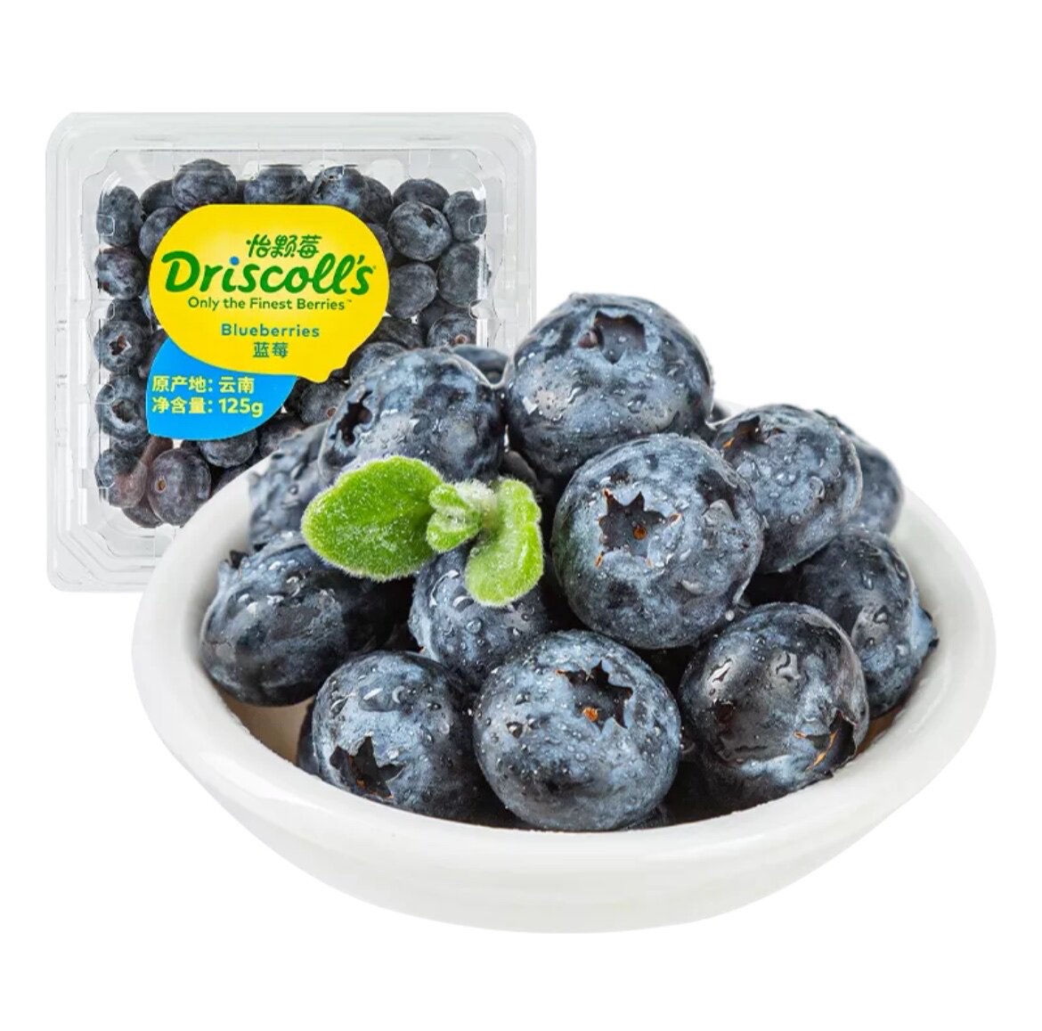 怡颗莓云南蓝莓125g/盒