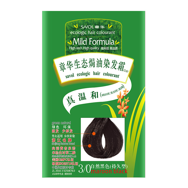 章华生态焗油染发霜(自然黑色)3.0   140ml/盒|msdalam kategori Penjagaan rambut/rambut palsu, perm rambut, Lain-lain produk perm rambut - dari Buy2taobao.com untuk memberikan perkhidmatan ejen Taobao profesional membeli