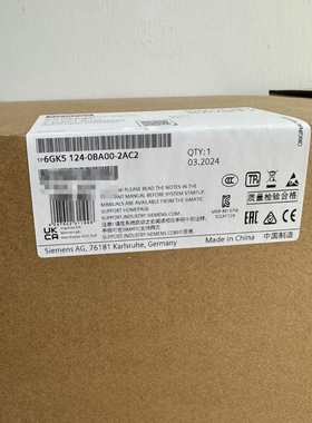 6GK5124-0BA00-2AC2西门子XC116交换机XC124 6GK5124-0BA00-2AC2