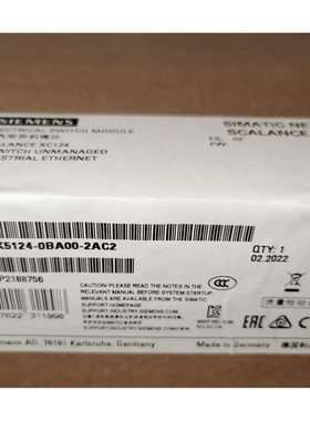 6GK5124-0BA00-2AC2西门子XC116交换机XC124 6GK5124-0BA00-2AC2