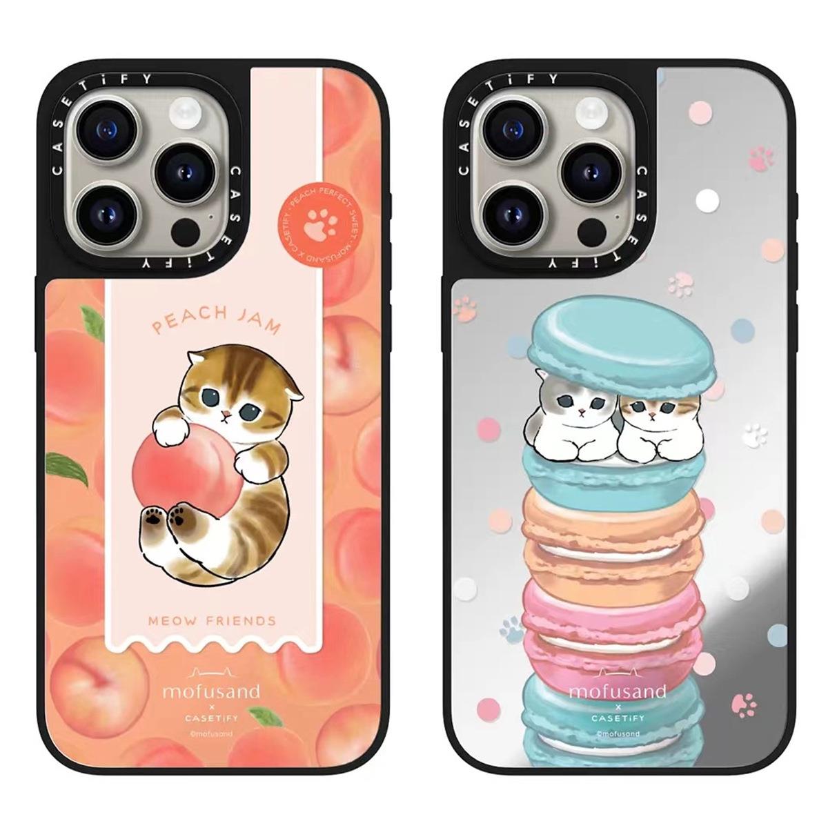 CASETi联名Mofusand可爱甜品猫咪苹果15手机壳适用iPhone16ProMax