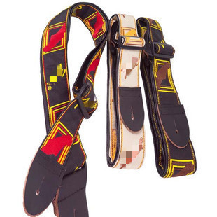 beyond同款黄家驹同款背带 电吉他贝斯背带 民谣吉他针织刺绣背带