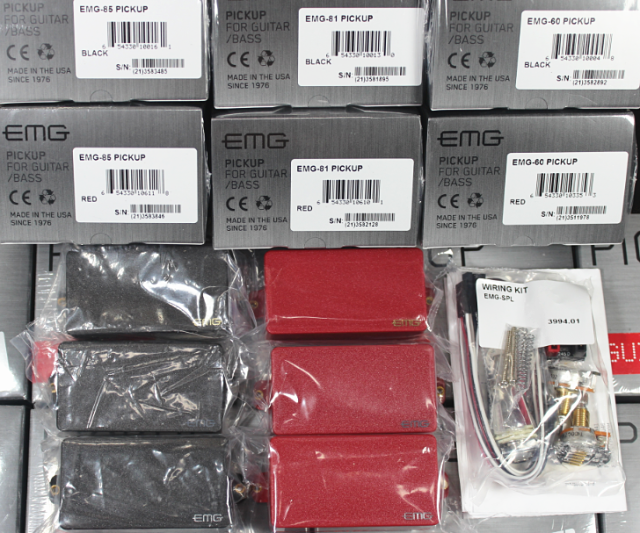 美产电吉他主动双线圈拾音器emg