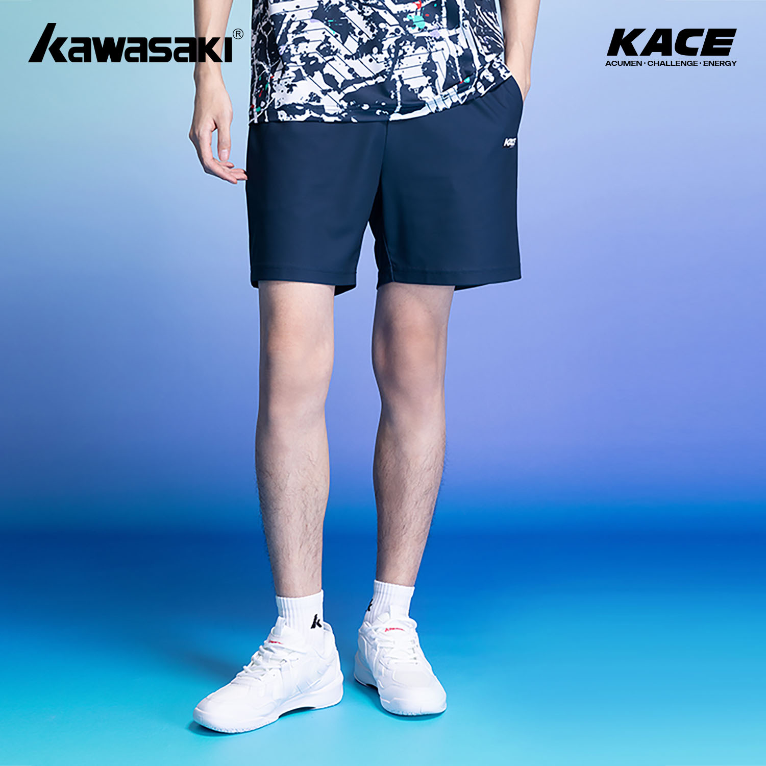 kawasaki川崎羽毛球服运动短裤KACE韩风速干透气跑步健身训练裤
