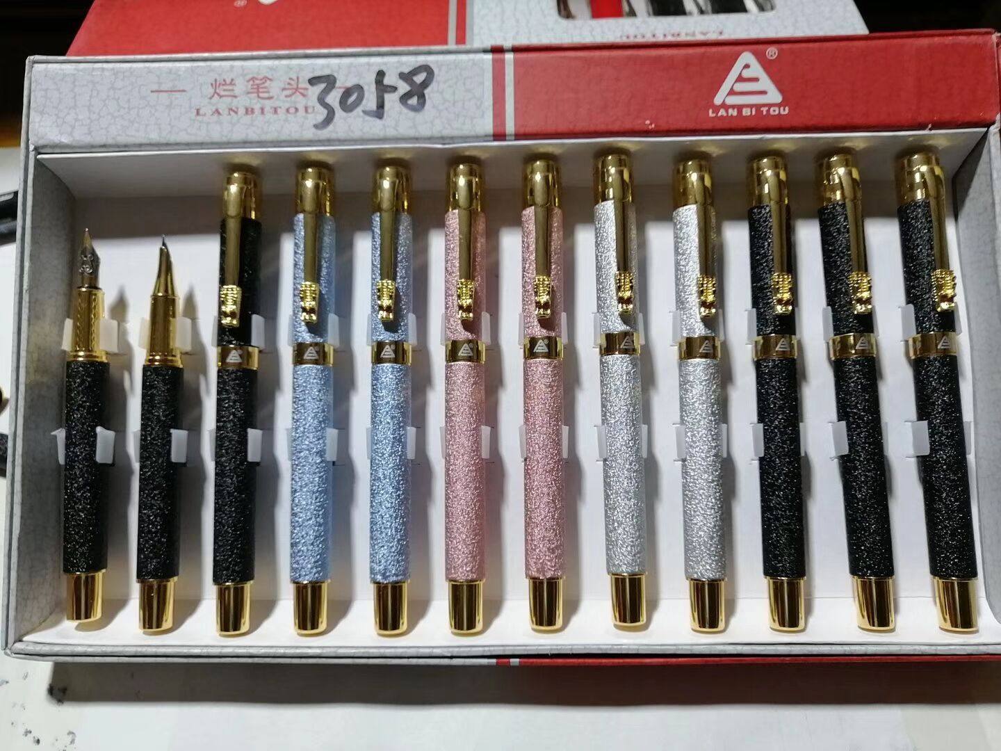 烂笔头3058钢笔成人大高中学生用弯头明包尖练字书法美工笔礼品批