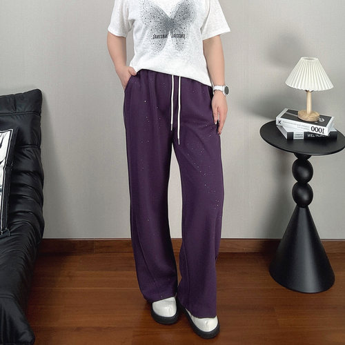 大码夏季香蕉裤女卫裤休闲直筒裤