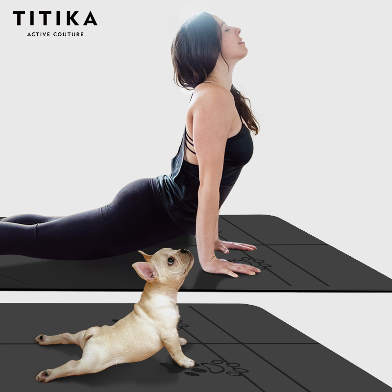 titika新款爱宠瑜伽垫天然橡胶