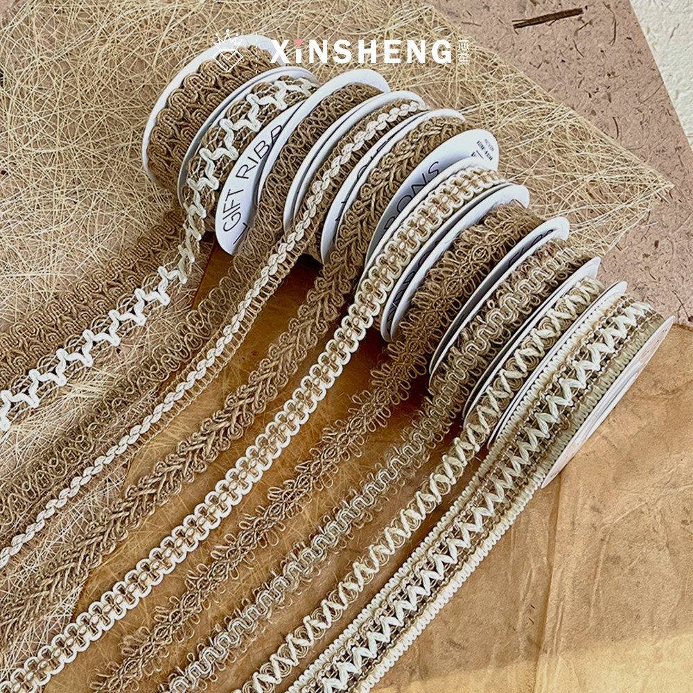 芯苼物语复古蕾丝花边卷带手工