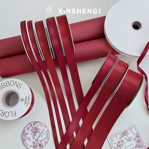 芯苼物语洛茶红系列丝带红色喜庆